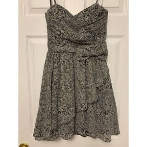 Strapless Wrap Dress